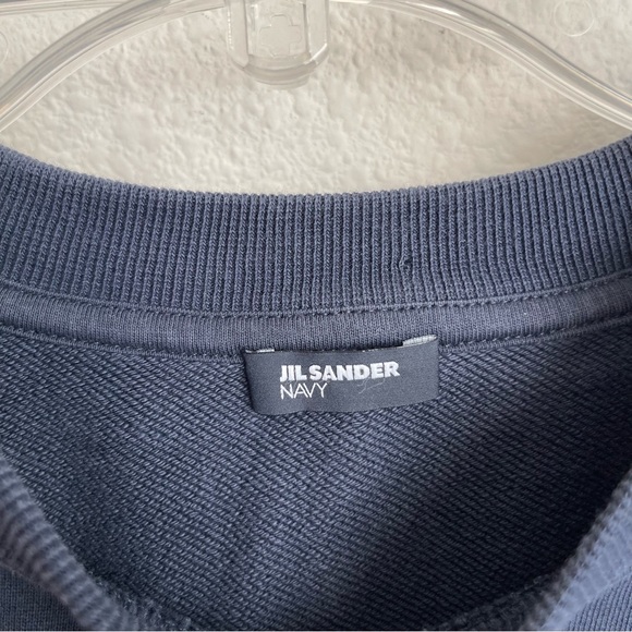 Jil Sanders NAVY Short Sleeve SweaterShirt - Picture 3 of 6